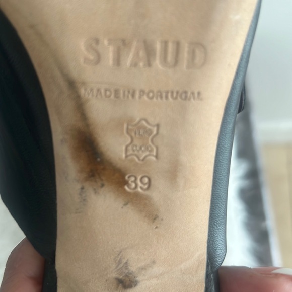 STAUD Black Remi Heeled Sandals - Picture 5 of 10